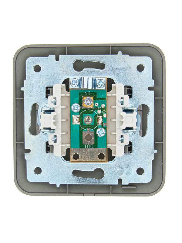 Розетка телевизионная оконечная TV СП ASTI IP20 в сборе платина. LEZARD 7081-3535-130