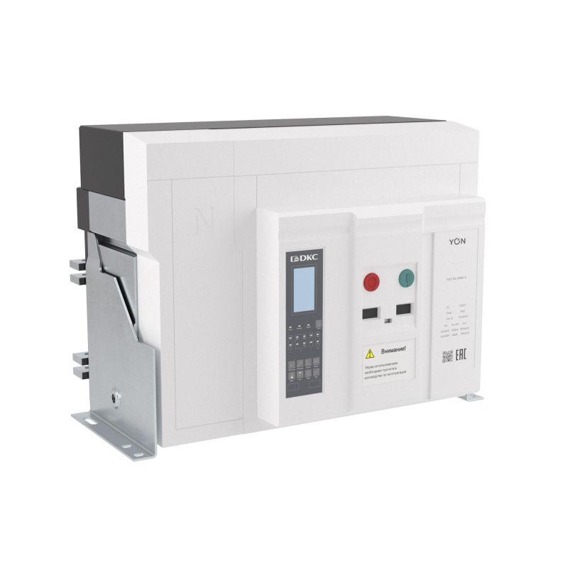 Выключатель автоматический воздушный 4P 3200А 100кА pro ANX32X расцепитель ETE стац. горизонт. подключениеие управления YON ANX32XM4FH622200K