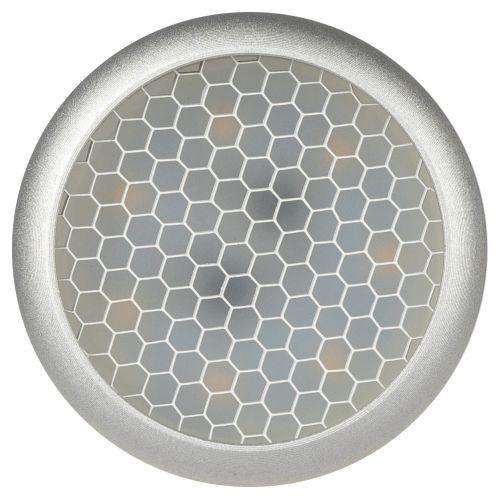 Светильник KL106 MR16 GU5.3 встраив. алюм. WH/SL бел./серебро матов. ЭРА Б0061634