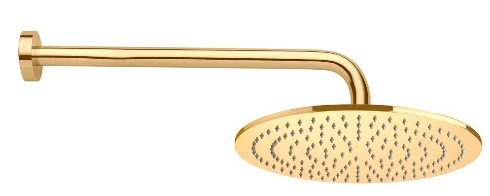 Верхний душ d.225 мод. MASTER, антикальций, медовое золото Paffoni
