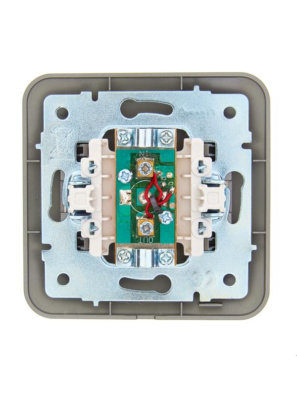 Розетка телевизионная проходная TV СП ASTI IP20 в сборе платина. LEZARD 7081-3535-129