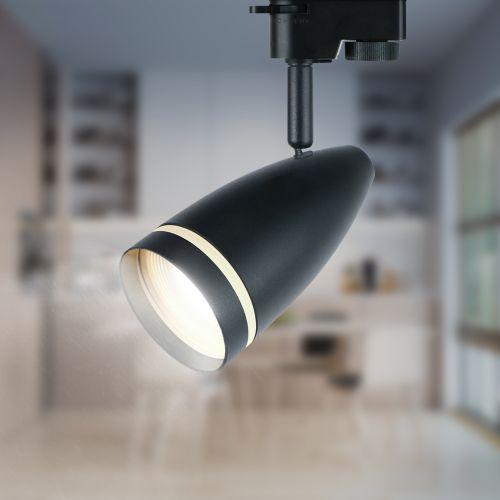 Светильник трековый 1ф TR49 - GU10 BK под лампу GU10 матов. черн. Эра Б0054162