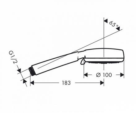Душевая лейка Hansgrohe Crometta 100 26825400