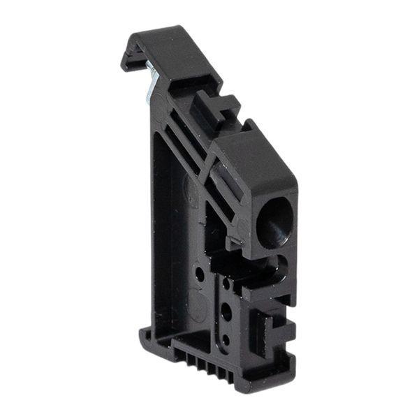 Ограничитель на DIN-рейку 1 винт EW пластик. EKF ahdw-ew