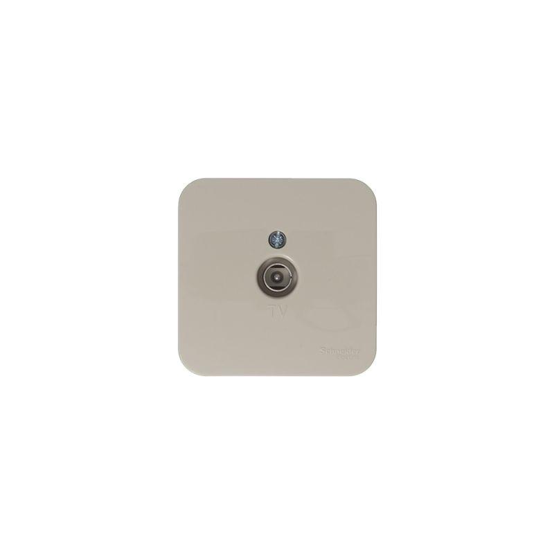 Розетка телевизионная TV ОП Blanca коннектор с изолир. пластиной беж. SE BLNTA000017