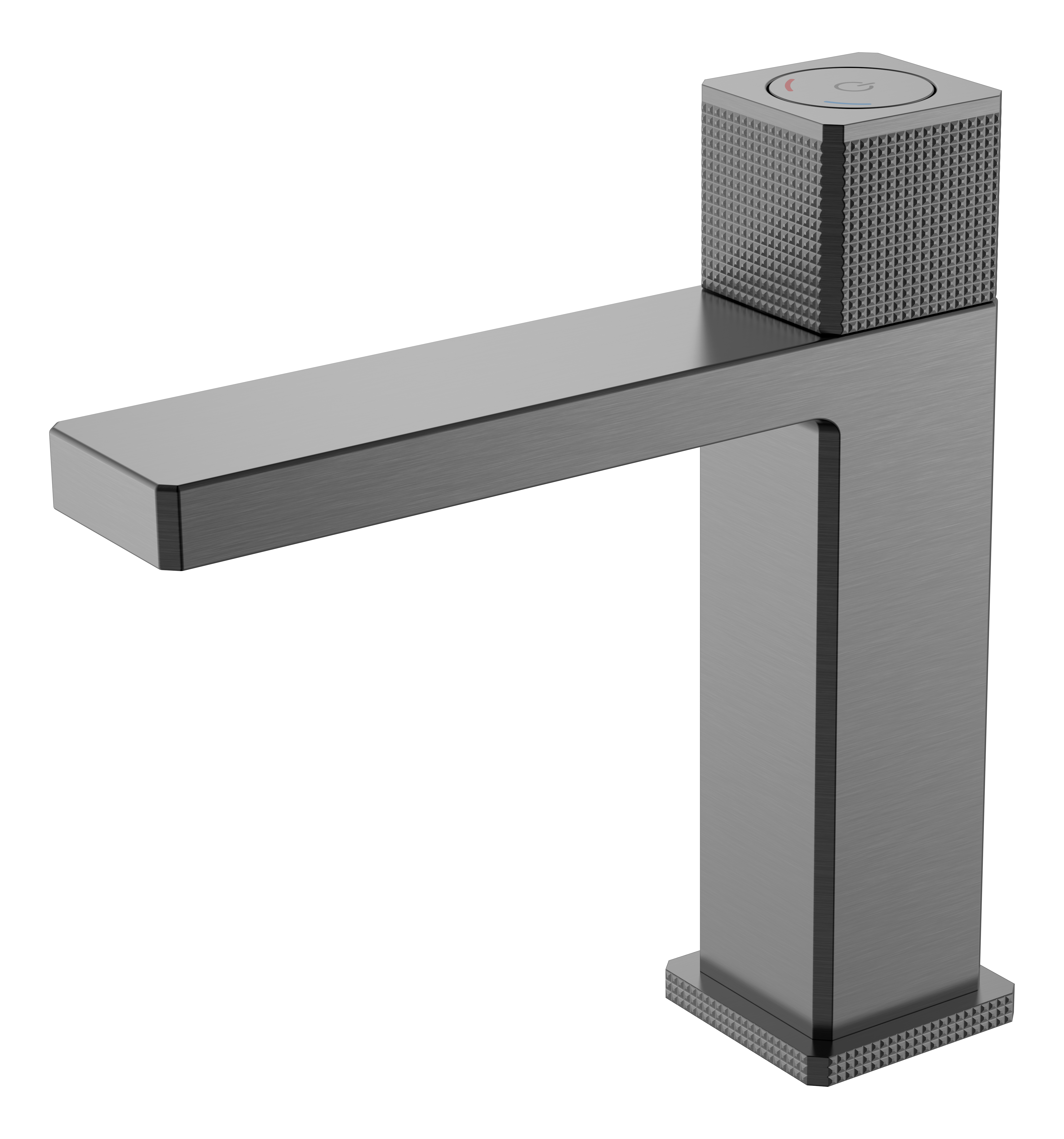 Смеситель автоматический для раковины QUAD Gun Metal