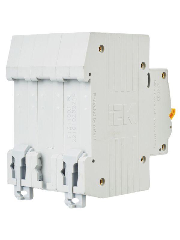 Выключатель автоматический модульный 3п B 10А 4.5кА ВА47-29 KARAT IEK MVA20-3-010-B