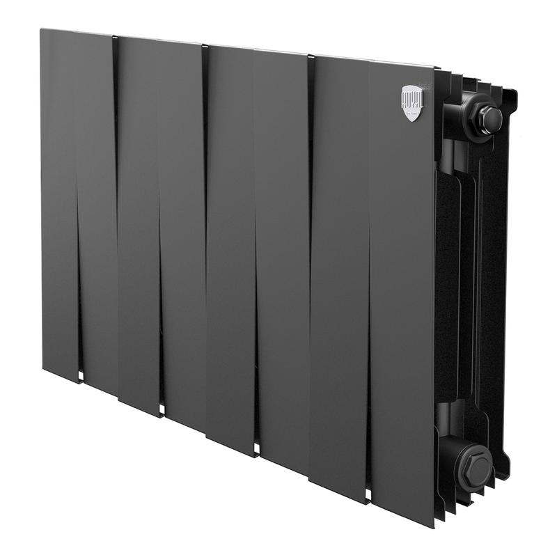 Радиатор PianoForte 300 8 секц. биметал. Noir Sable Royal Thermo НС-1346071