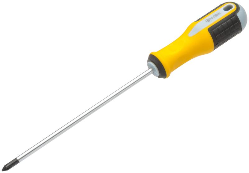 Отвертка "Старт" CrV сталь прорезиненная ручка 5х150мм РН1 FIT 55175