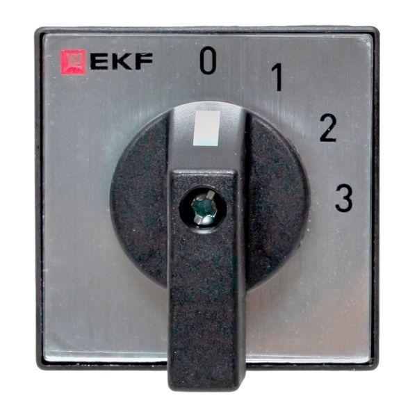 Переключатель кулачковый ПК-1-102 2п 10А "0-1-2-3" IP65 EKF pk-1-102-10-65