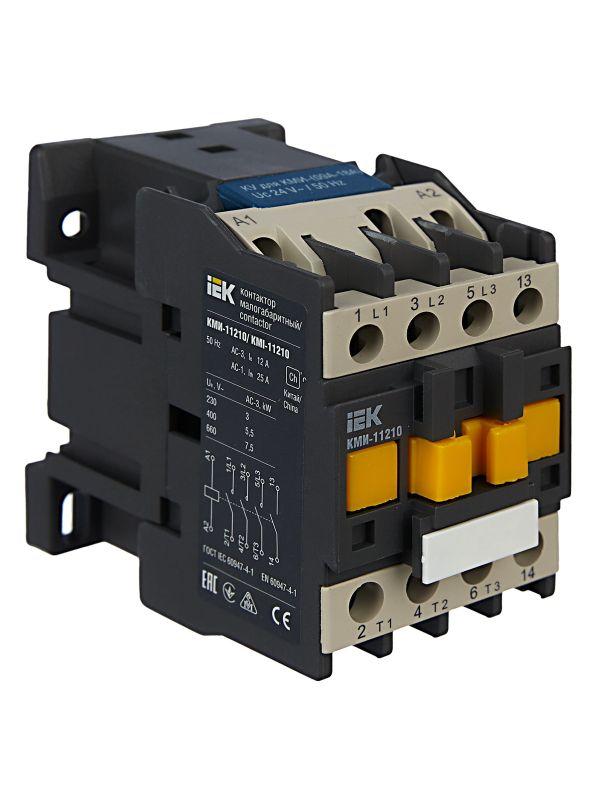 Контактор КМИ-11210 12А 24В/АС3 1НО KARAT IEK KKM11-012-024-10
