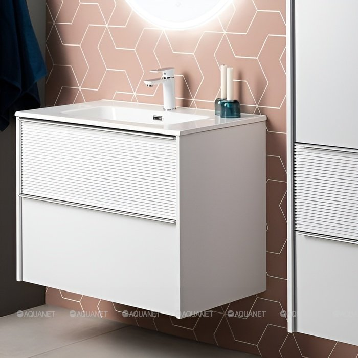 Тумба Вита 70 цв. белый матовый (330476)