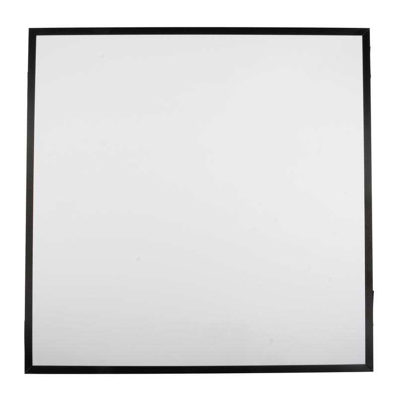 Светильник светодиодный ДВО PPL 588/G OPAL 40Вт 4000К IP40 588х588х25мм BLACK Грильято Pro JazzWay 5062023