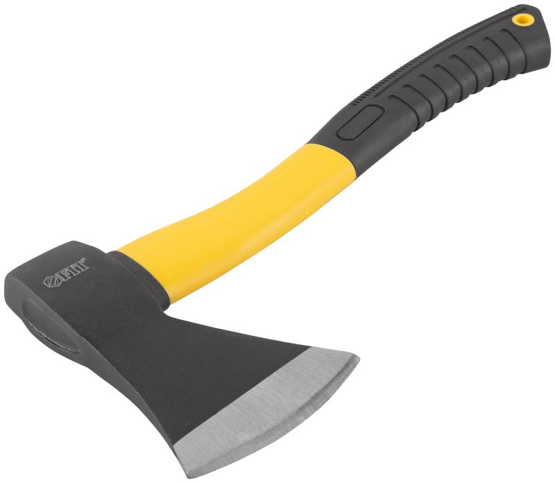 Топор 800г усилен. фибергласовая ручка; кованая усилен. сталь FIT 46208