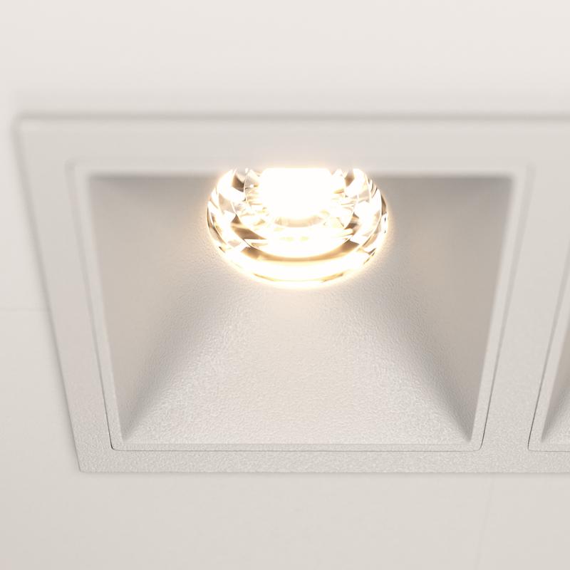 Светильник Alfa LED 2х10Вт 3000К 36град. встраив. Maytoni DL043-02-10W3K-SQ-W
