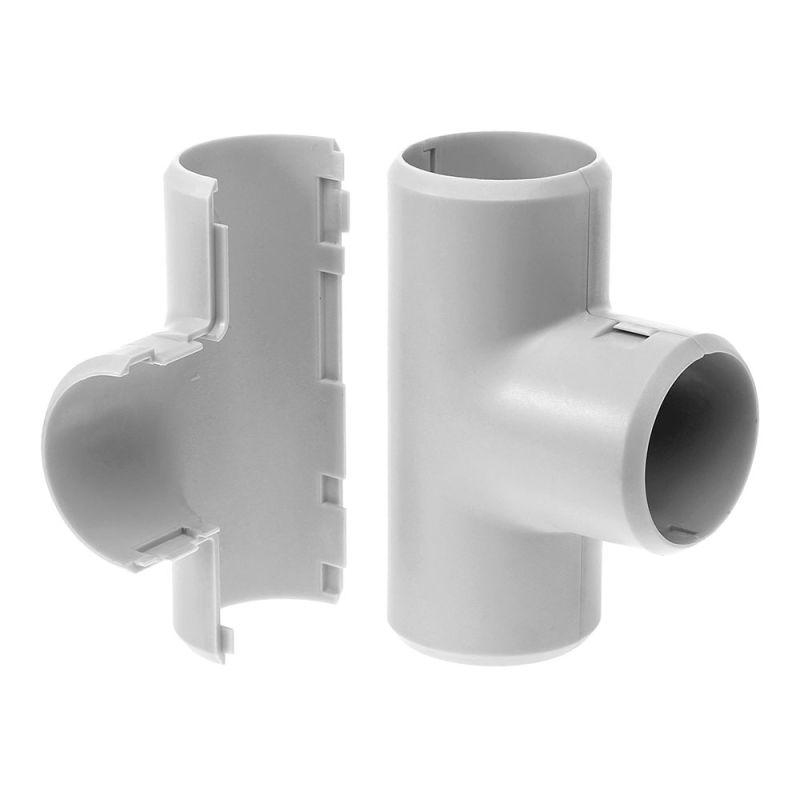 Тройник разборный d25мм черн. (уп.1шт) Промрукав PR.07325м