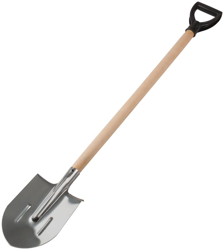 Лопата штыковая Профи 200х355х1420мм деревянный черенок; V-ручка; нерж. сталь FIT 77175