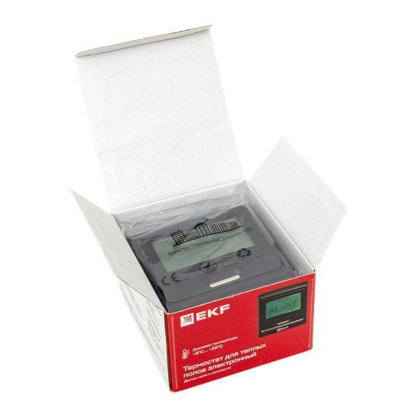 Термостат электронный 16A 230В для теплых полов EKF ett-1b