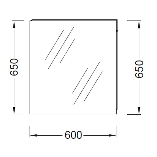 Зеркало Jacob Delafon Ola EB1080-RU 60 см