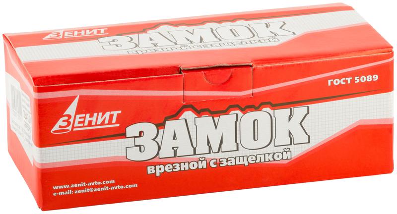 Замок врезной с ручками "Зенит" ЗВ4-3.01 серебр. 67001