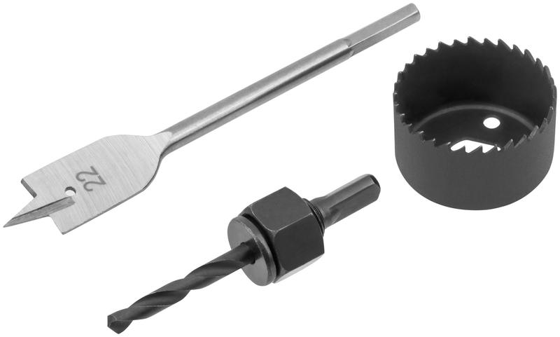 Сверло наборное для замков набор 3шт (22/48мм) FIT 36350