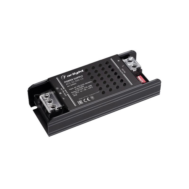 Блок питания ATS-24-060-LS 24В 2.5А 60Вт IP20 сетка Arlight 049062