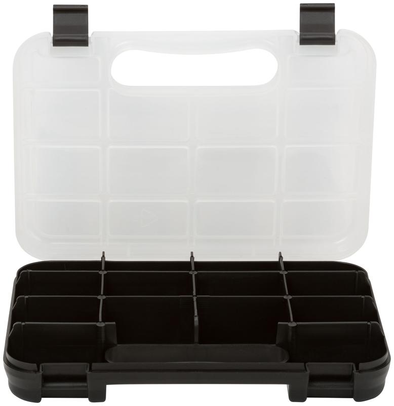 Ящик для крепежа (органайзер) прозрачный 10дюйм ( 245х180х45мм ) FIT 65643