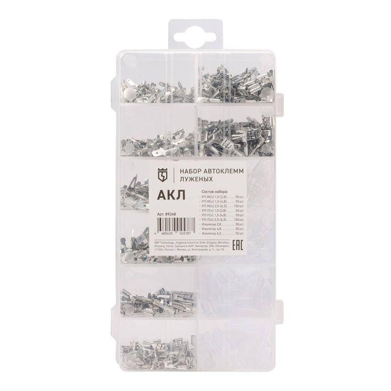 Набор автоклемм луженых АКЛ КВТ 89248