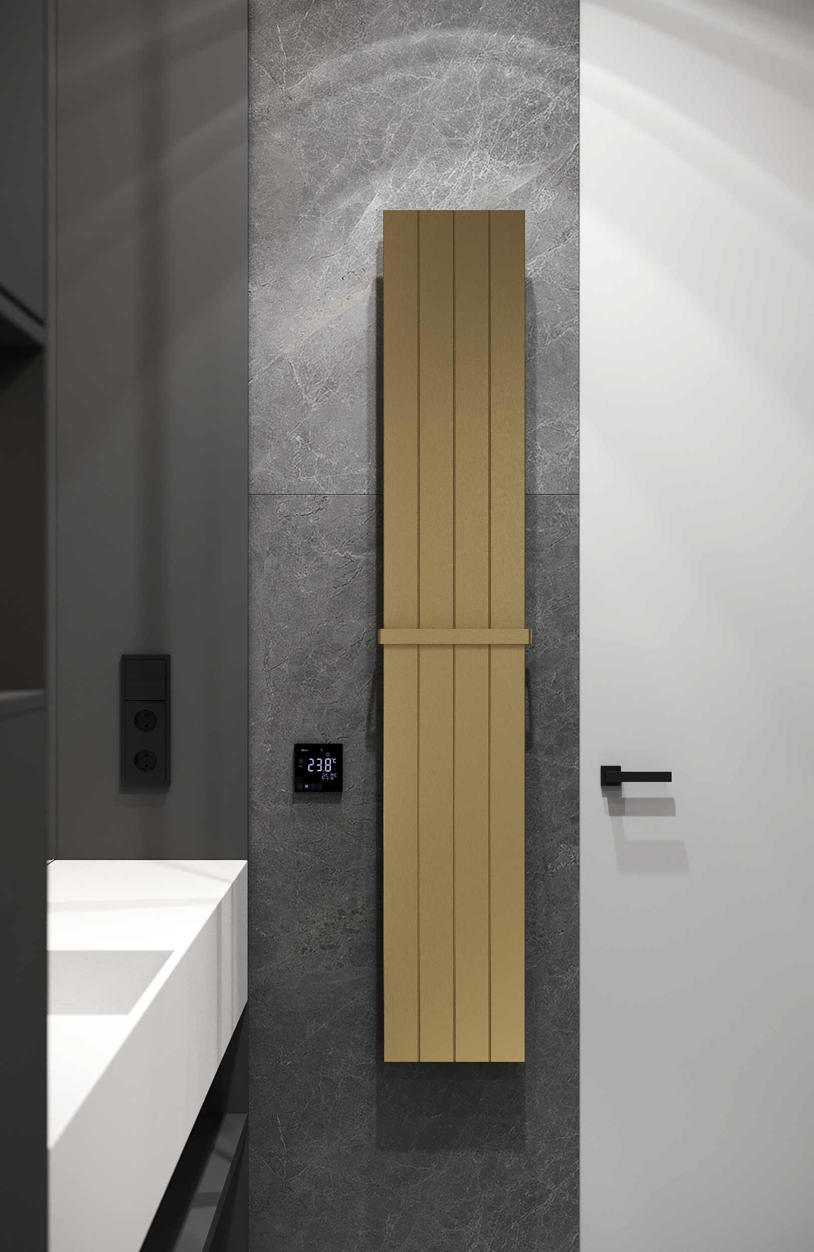 Полотенцесушитель электрический GUN METAL