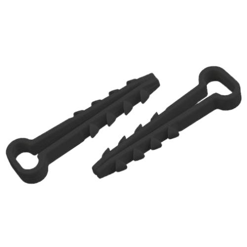 Дюбель-хомут 5-8мм для плоского кабеля NO-224-564 черн. (уп.10шт) Эра Б0066298