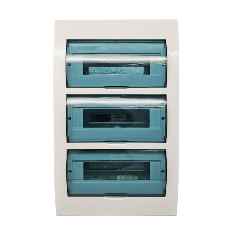 Бокс ЩРВ-П-36 IP41 пластик. бел. Rexant 11-0236