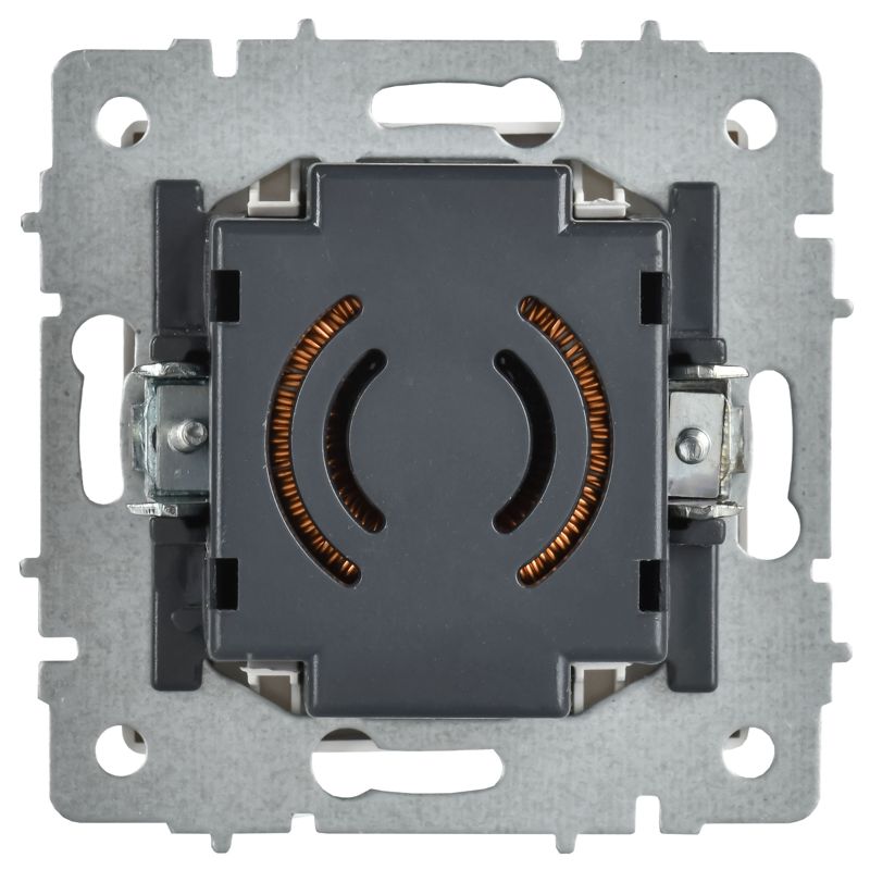 Светорегулятор поворотно-нажимной СП BRITE СС10-1-0-БрАБ 600Вт механизм арктич. бел. IEK BR-D20-0600-K91