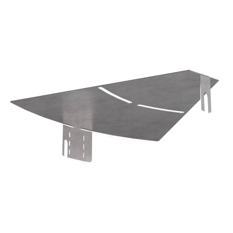 Крышка для угла горизонт. изменяемого 0-45град. осн.300 в компл. с крепежными эл. и соед. пластинами необходимыми для монтажа Промрукав PR16.1007