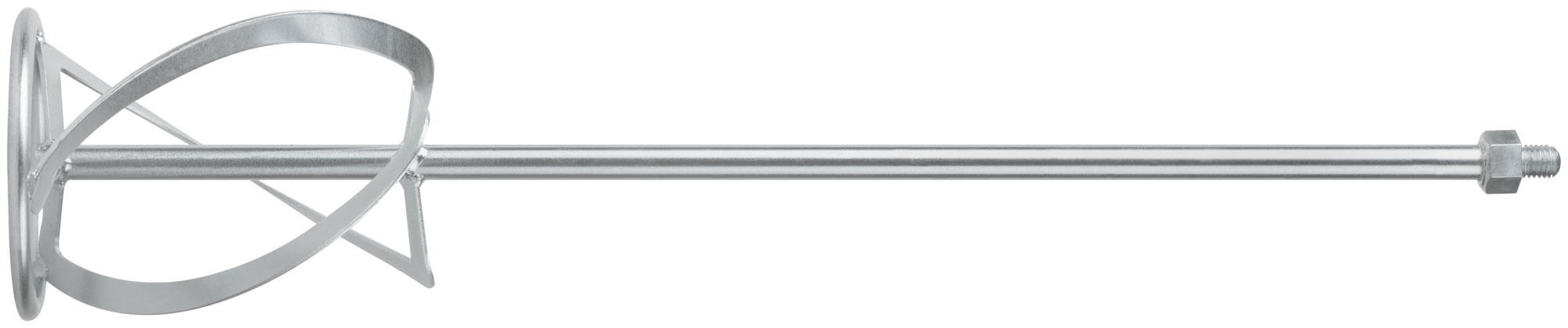 Миксер для легких строительных смесей усиленный Профи, хвостовик М14, 120х590 мм