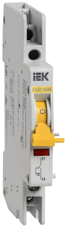 Контакт состояния КС47-60М на DIN-рейку для ВА47-60M KARAT IEK MVA31D-KS-1