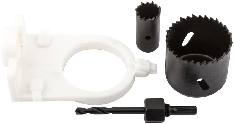 Набор для врезки замков с пластиковыми шаблонами 3шт (22/54мм) FIT 36352