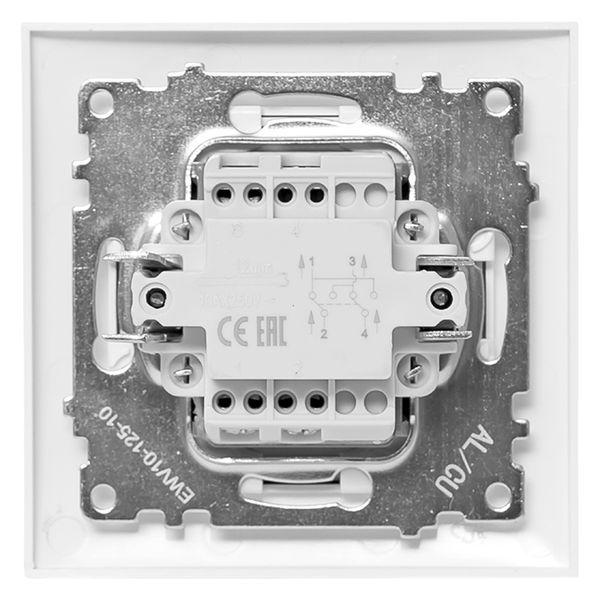 Выключатель 1-кл. СП Валенсия 10А перекрестный бел. PROxima EKF EWV10-125-10