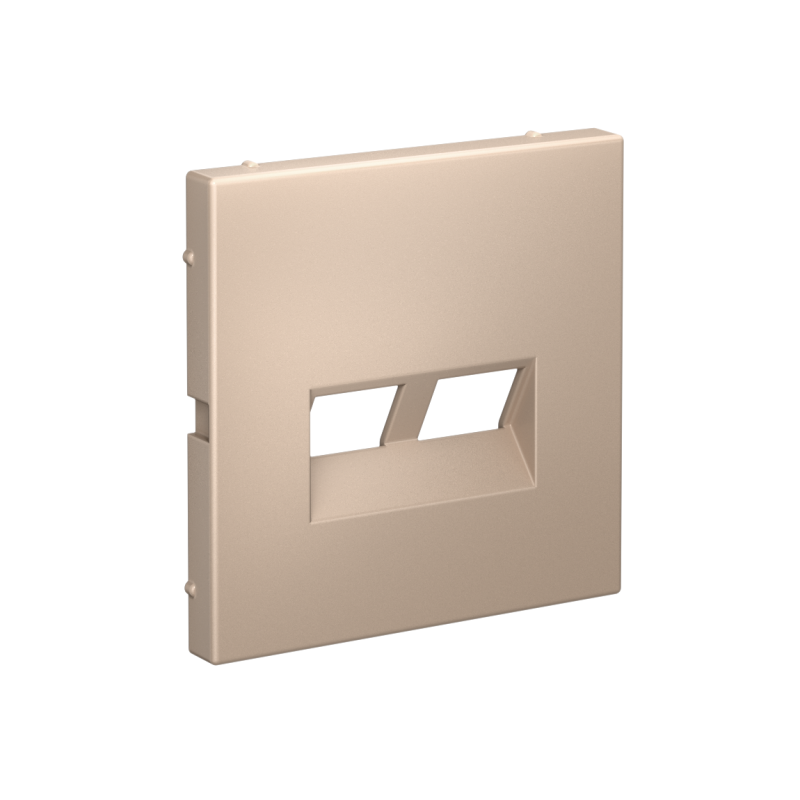 Накладка двойная ArtGallery для информационных функций типа Keystone песочн. SE GAL001290