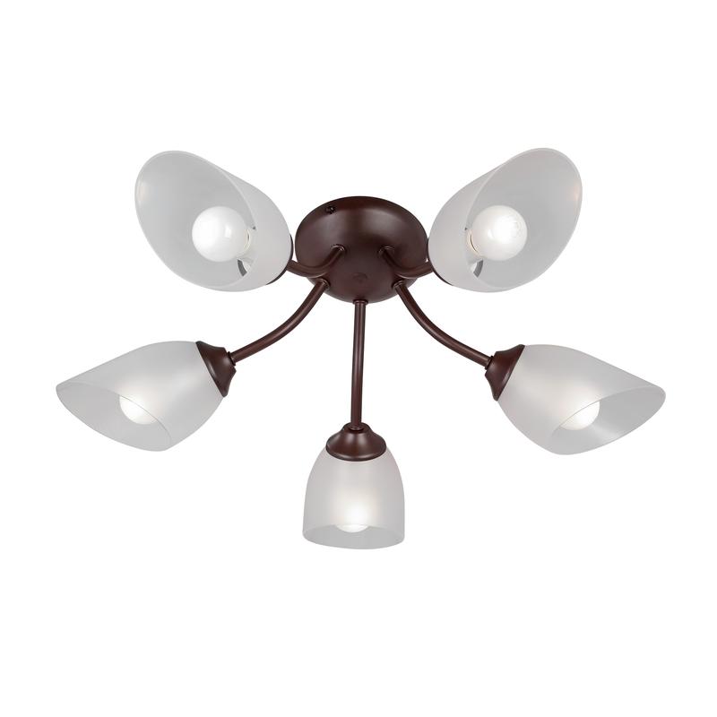 Люстра 5хE14 макс. 40Вт плафон ПП Vitaluce V3404/5PL