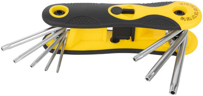 Ключ TORX T9-T40 складной CrV (уп.8шт) FIT 64016