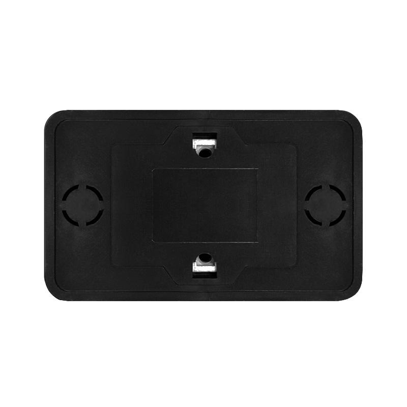 Розетка 2-м ОП Олимп 16А IP20 с заземл. черн. Universal 2216