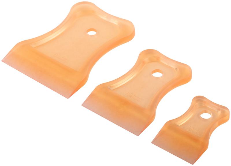 Набор шпателей мягких 40; 60; 80мм пластик цвет. (3 предмета) КУРС 06881