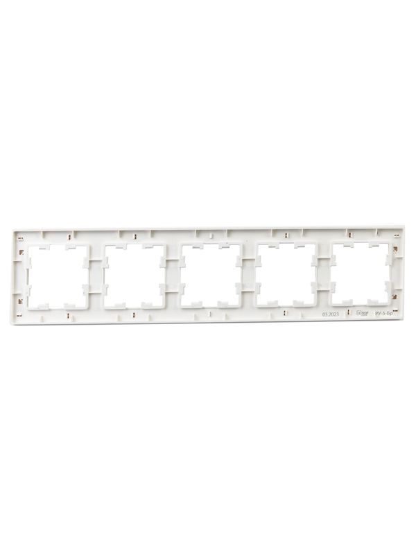 Рамка 5-м BRITE РУ-5-Бр бел. рифленый IEK BR-M52-51-K01