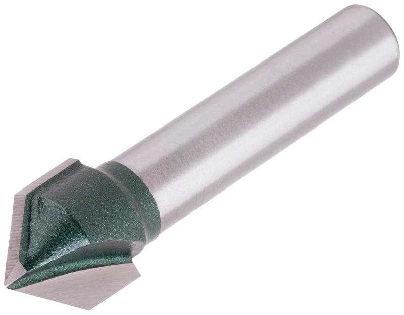 Фреза пазовая V-образная DхHхL=12х12х47.7мм FIT 3603-081212