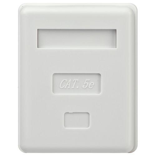 Розетка компьютерная 1-м RJ45 кат.5E неэкранир. Эра Б0056900