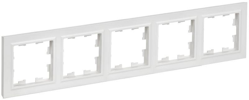 Рамка 5-м BRITE РУ-5-БрАБ арктич. бел. IEK BR-M52-K91