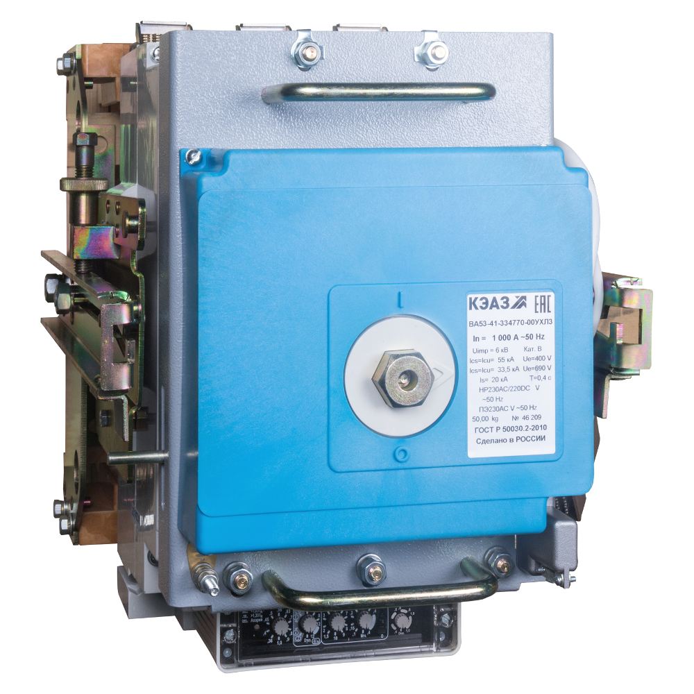 Выключатель автоматический ВА53-41-334770-250А-690AC-НР230AC/220DC-ПЭ230AC-УХЛ3