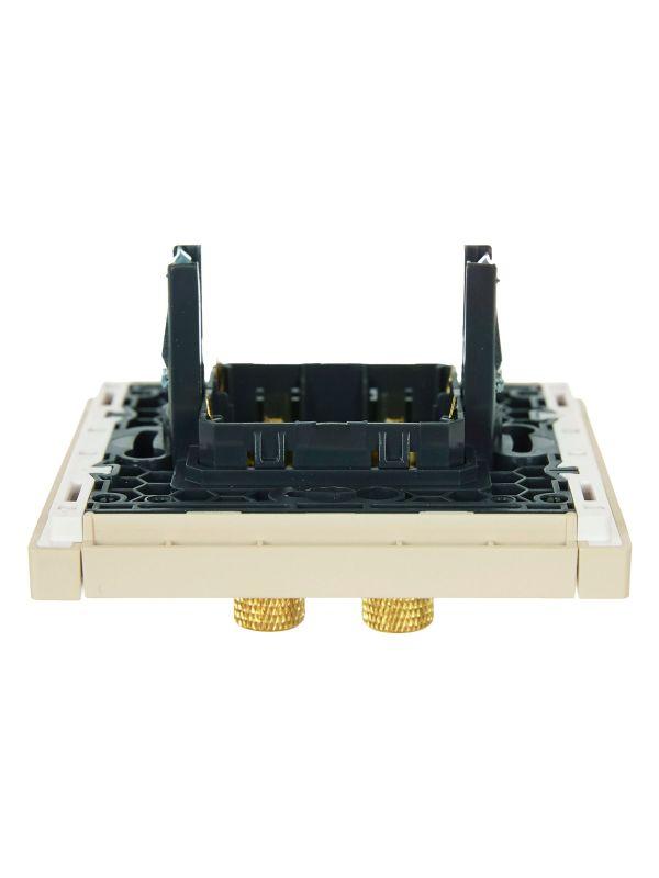 Аудиорозетка 4-м FORTE&PIANO FP439 ваниль IEK FP-S40-K10