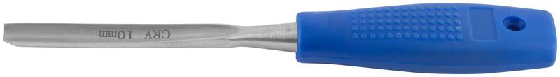 Стамеска CrV полукруглая с пластиковой ручкой 10мм FIT 43142