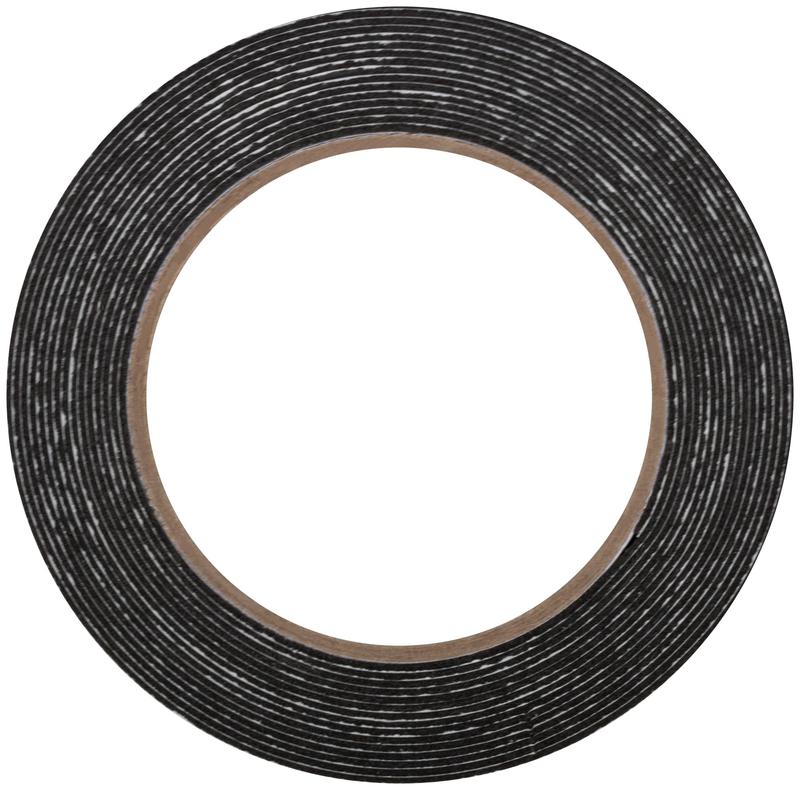 Лента клеящая 2-х сторонняя монтажная на вспененной основе 25ммх5м черн. FIT 11793